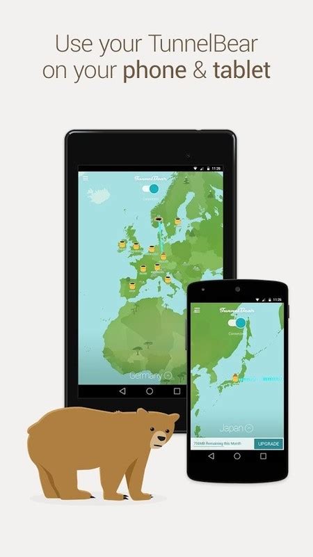 tunnelbear vpn for android free download